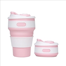 Collapsible Cup Silicone Folding Mug Sport bottle with Lids