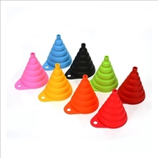 Collapsible Silicone Funnels for Kitchen