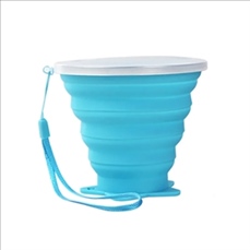 Collapsible Silicone drinking cup For Travel Hiking Camping
