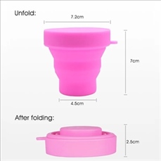 Collapsible Travel Silicone Cup Foldable Mugs