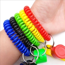 Colorful Whistle With Spiral Bracelet