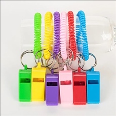 Colorful Whistle With Spiral Bracelet
