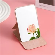 Compact Folding Travel Mirror Desktop Stand