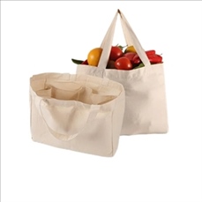 Cotton Canvas Wine Tote