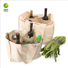 Cotton Canvas Wine Tote