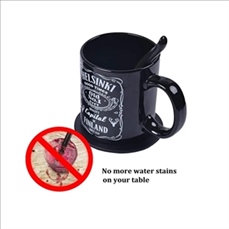 Creative PU Leather Insulation Coaster