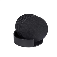 Creative PU Leather Insulation Coaster