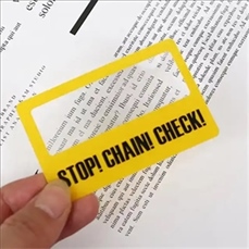 Credit Card Magnifier