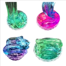 Crystal Fluffy Slime Supplies Foam