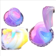 Crystal Fluffy Slime Supplies Foam