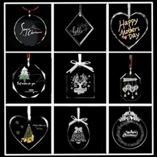 Crystal Glass Transparent Pendant