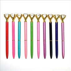 Crystal Metal Ballpoint Pen for School/ Office