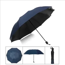 Custom Logo Folding Sun & Rain Umbrella