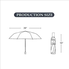 Custom Logo Folding Sun & Rain Umbrella