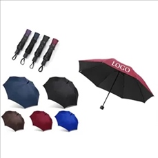 Custom Logo Folding Sun & Rain Umbrella