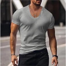 Custom Men V-neck T-shirt