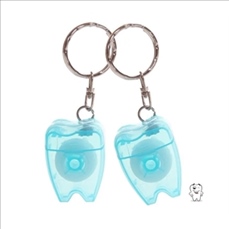 Dental Floss with Keychain
