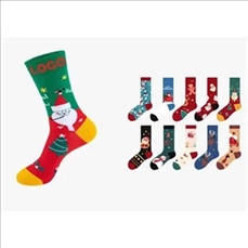 Dopamine Christmas Socks - Snowman & Santa Design