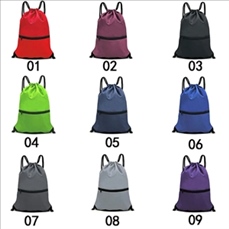 Drawstring Backpack Bag Sport Gym Sackpack