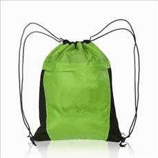 Drawstring Cinch Bag Backpack With Mesh Pocket