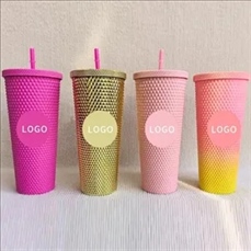 Durian Plastic Straw Cup