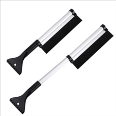 Extendable Telescoping Snow Brush Ice Scraper for Car