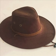 Felt Cowboy Hat with Drawstring
