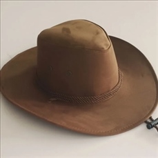 Felt Cowboy Hat with Drawstring