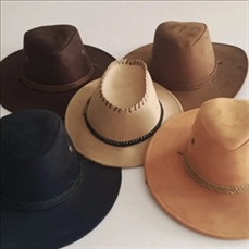 Felt Cowboy Hat with Drawstring