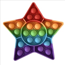 Five-pointed Star Silicone Fingertip Toy