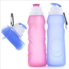 Foldable Silicone Sport Travel Water Bottle