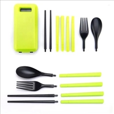 Folding Tableware Set Travel Utensil Kit