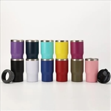 Freezable Can Cooler Stainless Steel Insulated Beer Holder