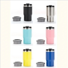 Freezable Can Cooler Stainless Steel Insulated Beer Holder