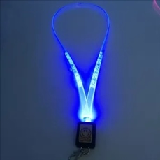 Glowing Laser-Engraved LED Lanyard Night Event Badge