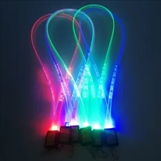 Glowing Laser-Engraved LED Lanyard Night Event Badge