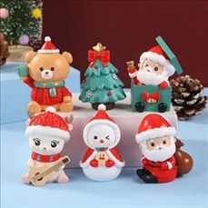Glowing Santa Figurine for Christmas Decor