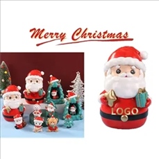 Glowing Santa Figurine for Christmas Decor
