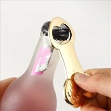 Gold Funny Stainless Steel Bottle Opener