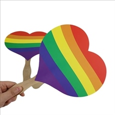 Hand Fan with Wooden Handle