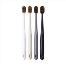 High Density Wide Head Flame Brush Soft Bristle Toothbrush