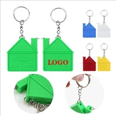 House Tape Measure Keychain
