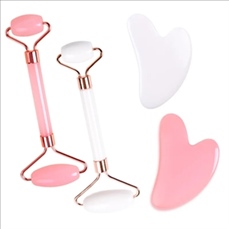 Jade Roller and Gua Sha Facial Tool Set