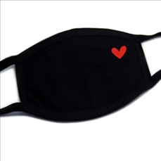 Kids Cotton Adjustable Face Mask With Lanyard