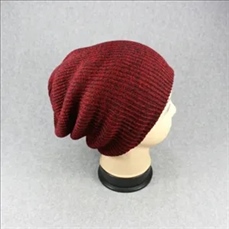 Knit Pom Beanie With Cuff