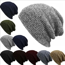 Knit Pom Beanie With Cuff