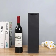 Kraft Paper Wine Tote Gift Bag