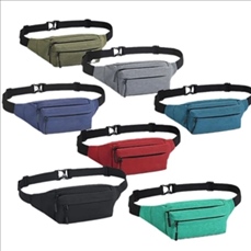 Large Crossbody Fanny Pack with 4-Zipper Pockets