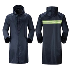 Long Sleeve Hooded Raincoat Waterproof Poncho Jacket