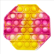 Luminous Octagon Push Pop Bubble Fidget Toy
